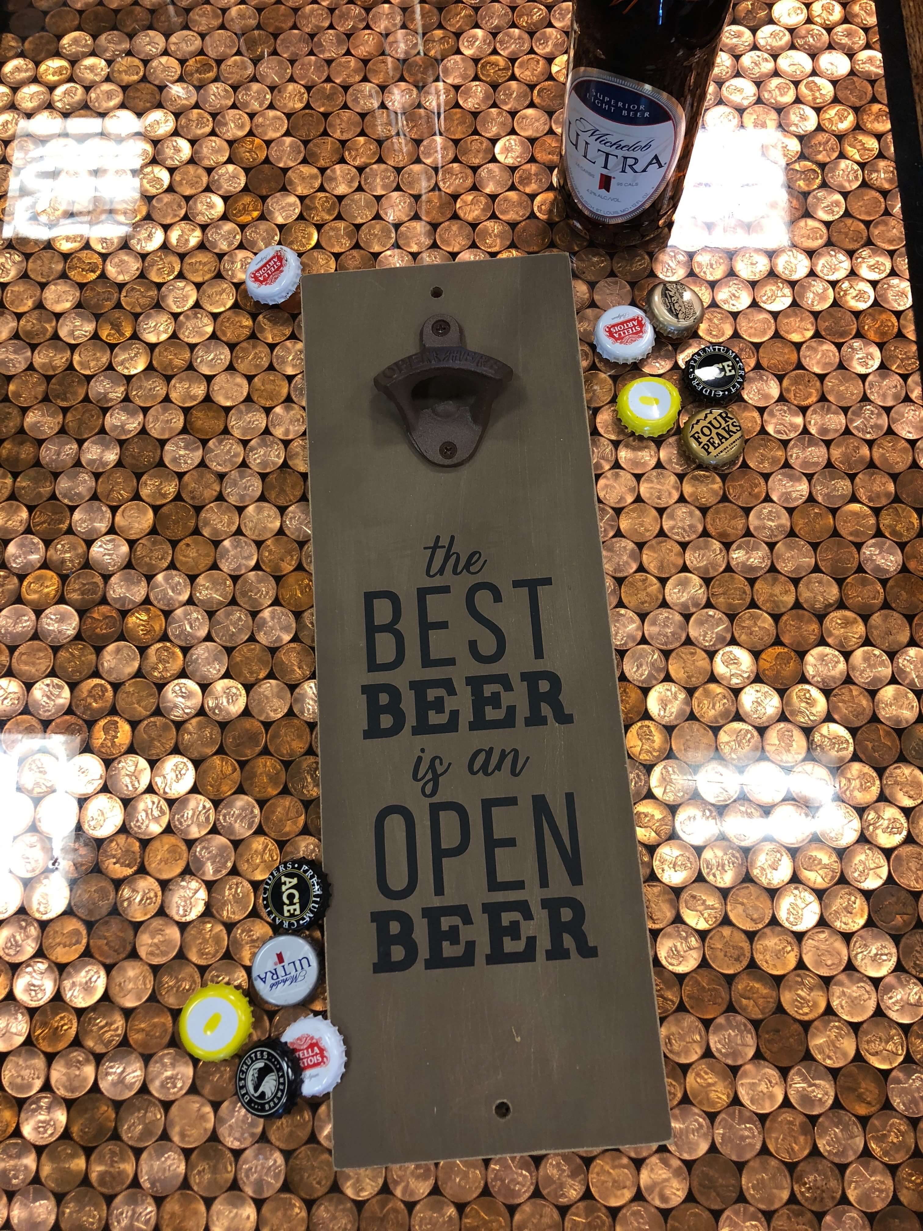wall mounted beer opener